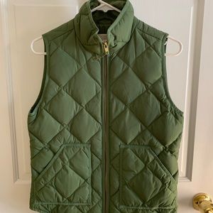 J Crew Green Vest